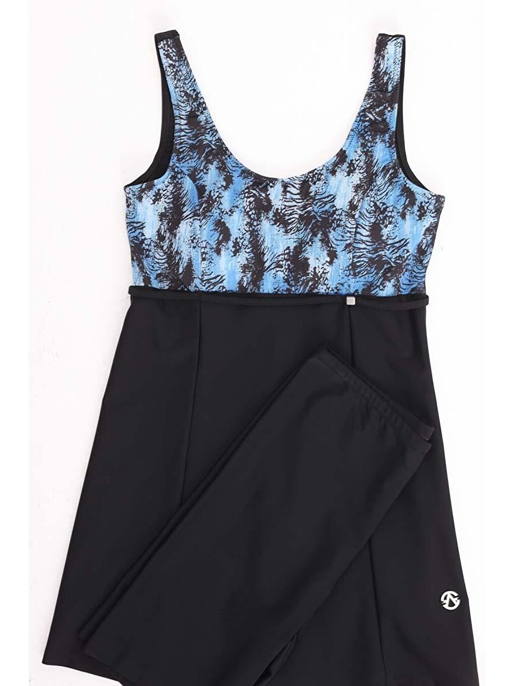 Siyah-İki Parçalı Tesettür Mayo-5