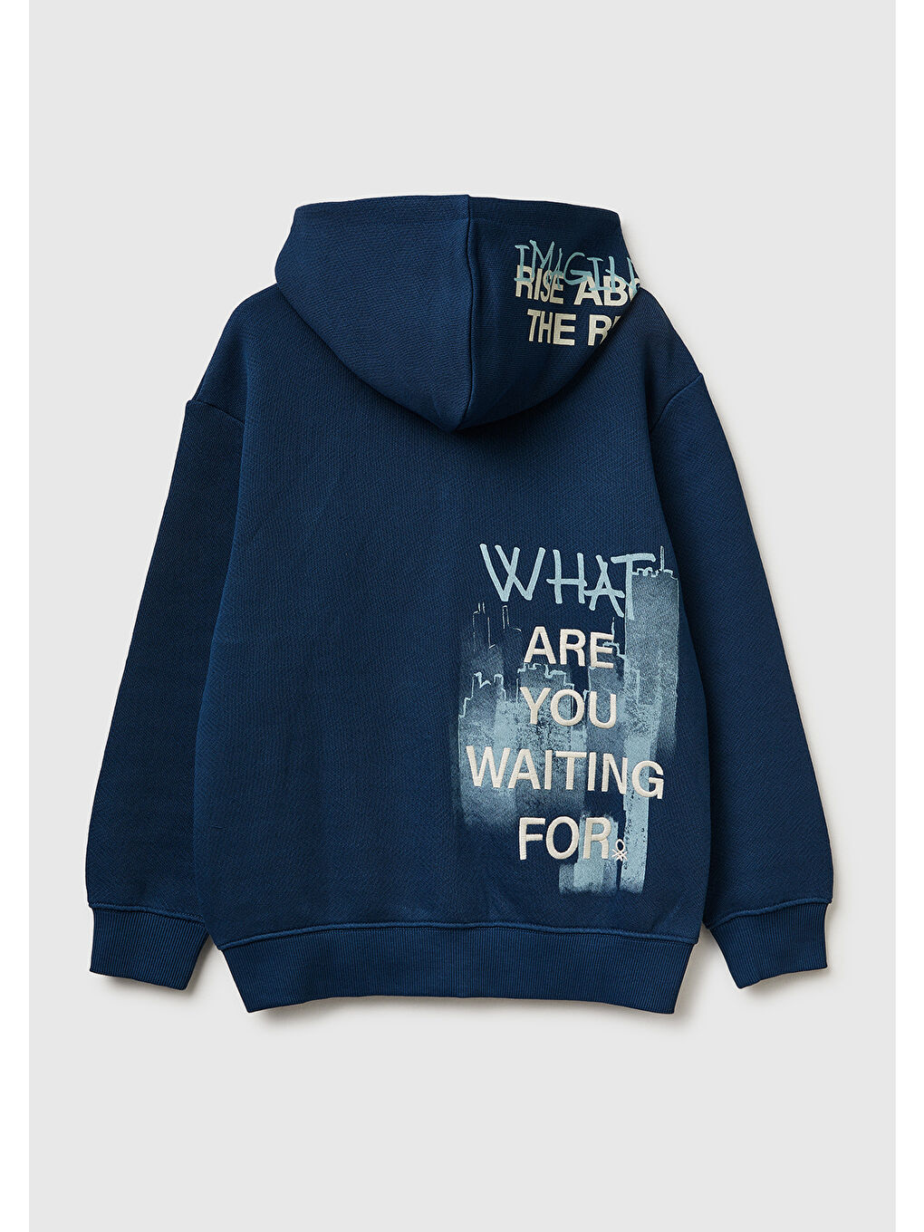 Karışık Erkek Çocuk Çoklu Baskılı Fermuarlı Kapüşonlu Sweatshirt-1