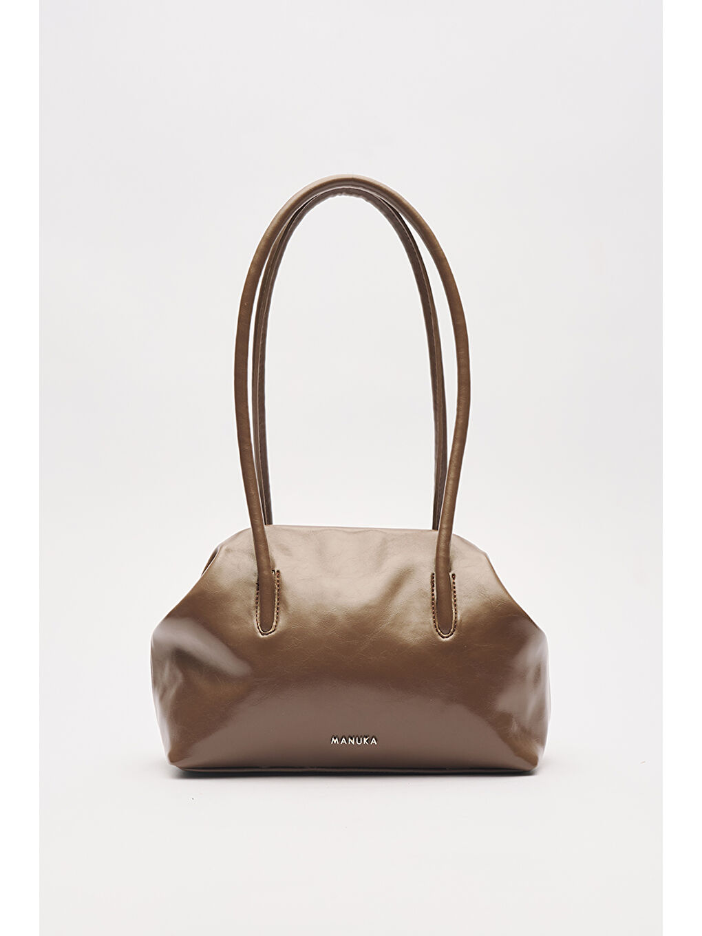 Bej Agnes Orta Boy Çanta Vizon