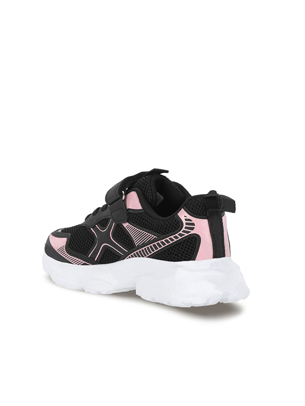 FIZZY Kız Çocuk Cırt Cırtlı Siyah / Pembe Günlük Spor Ayakkabısı-2