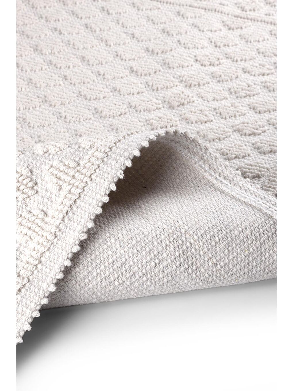 Granada Doğal Pamuklu 2'li Banyo Paspas Seti 60x100 50x60 cm Ekru-4