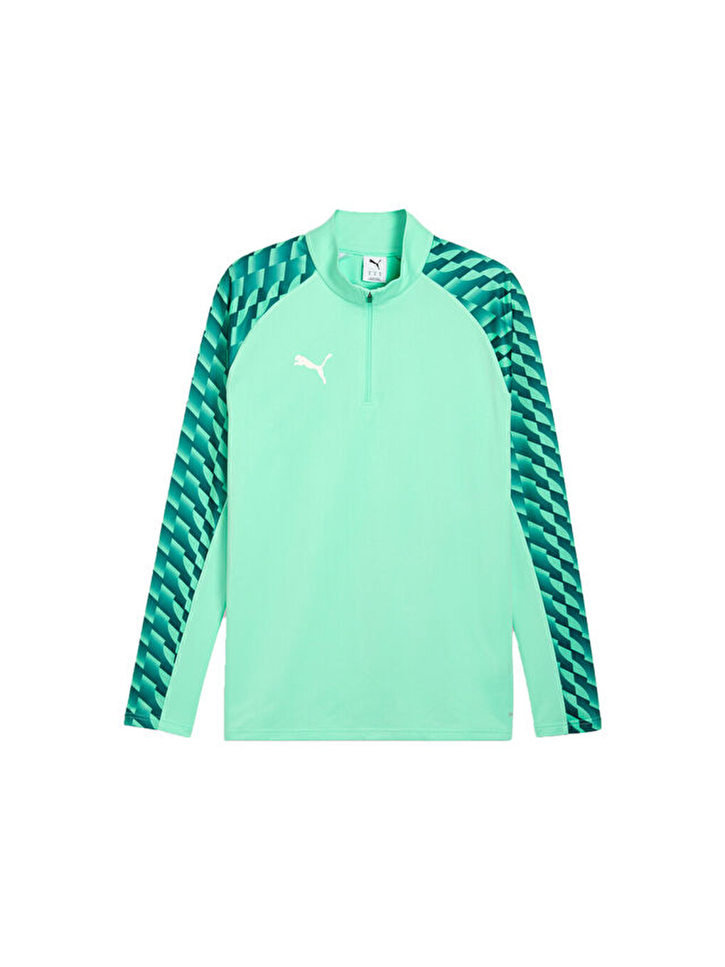 Teamliga26 Training 1/4 Zip Erkek Futbol Antrenman Uzun Kollu Tişört 65972480 Yeşil