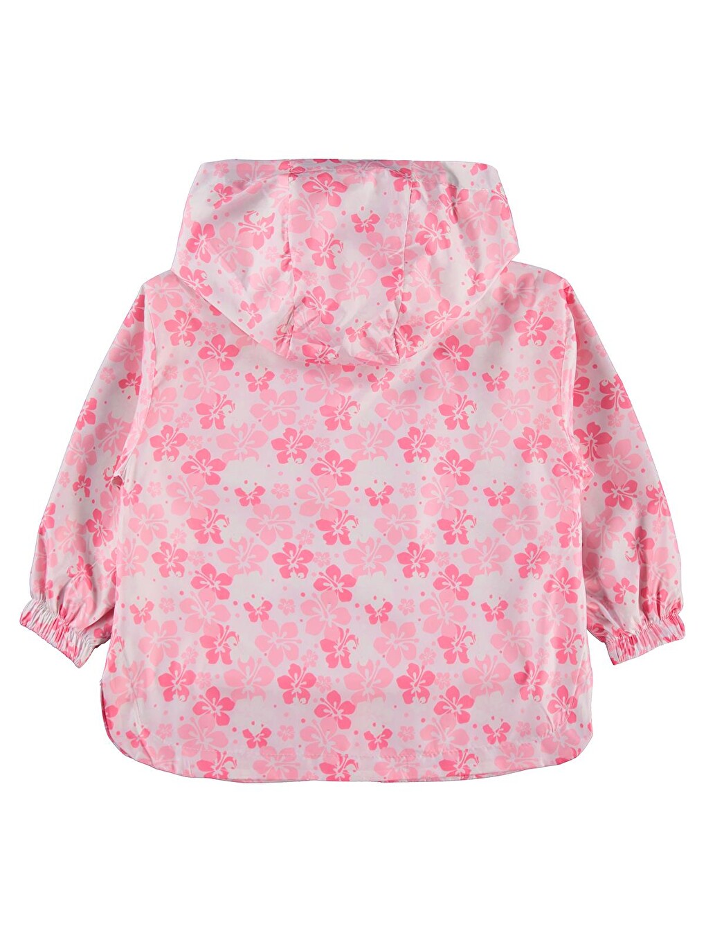 Girls Kız Çocuk Çiçek Desenli 2-5 Yaş Yağmurluk - Pembe-1
