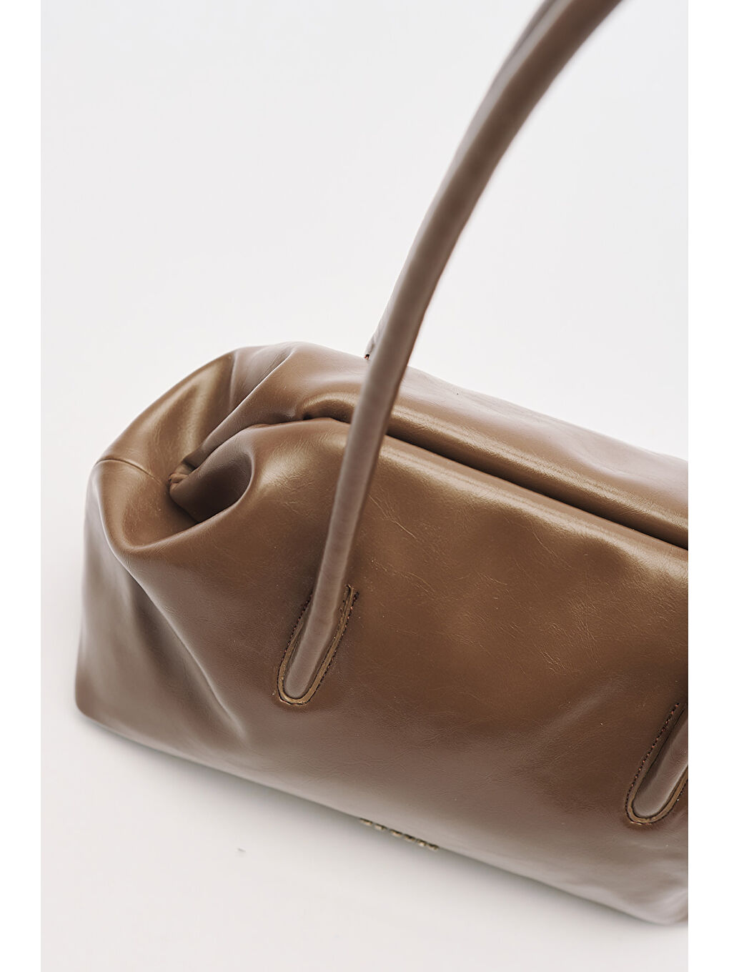 Bej Agnes Orta Boy Çanta Vizon-8