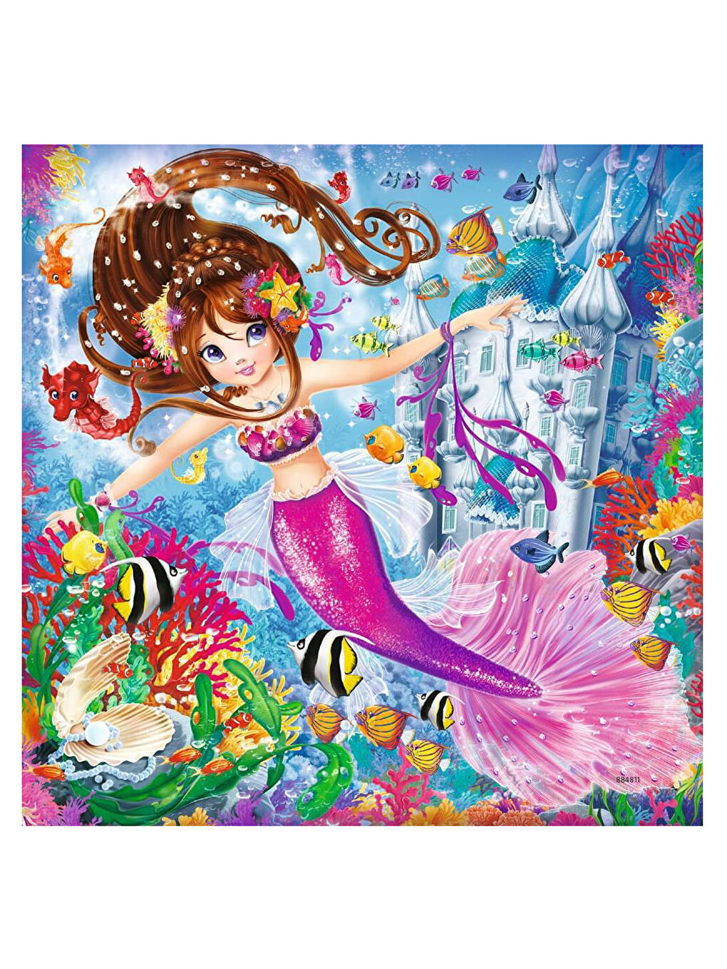 Ravensburger 3x49 Parça Puzzle WD Mermaid 080632 - 3