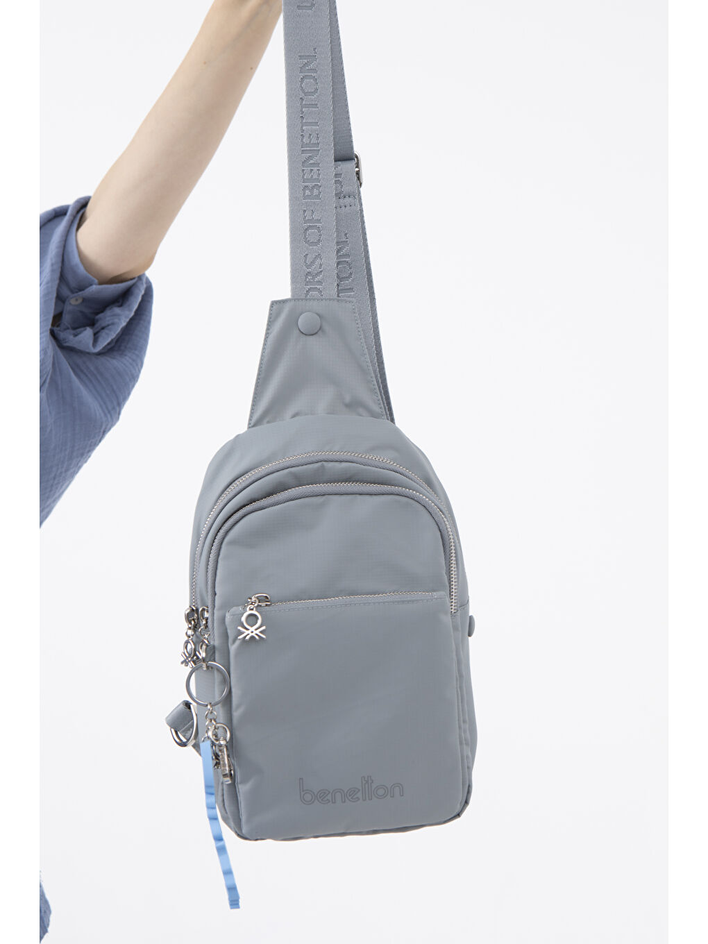 Kadin Vücut Çantasi Gri̇ BNT1457-3