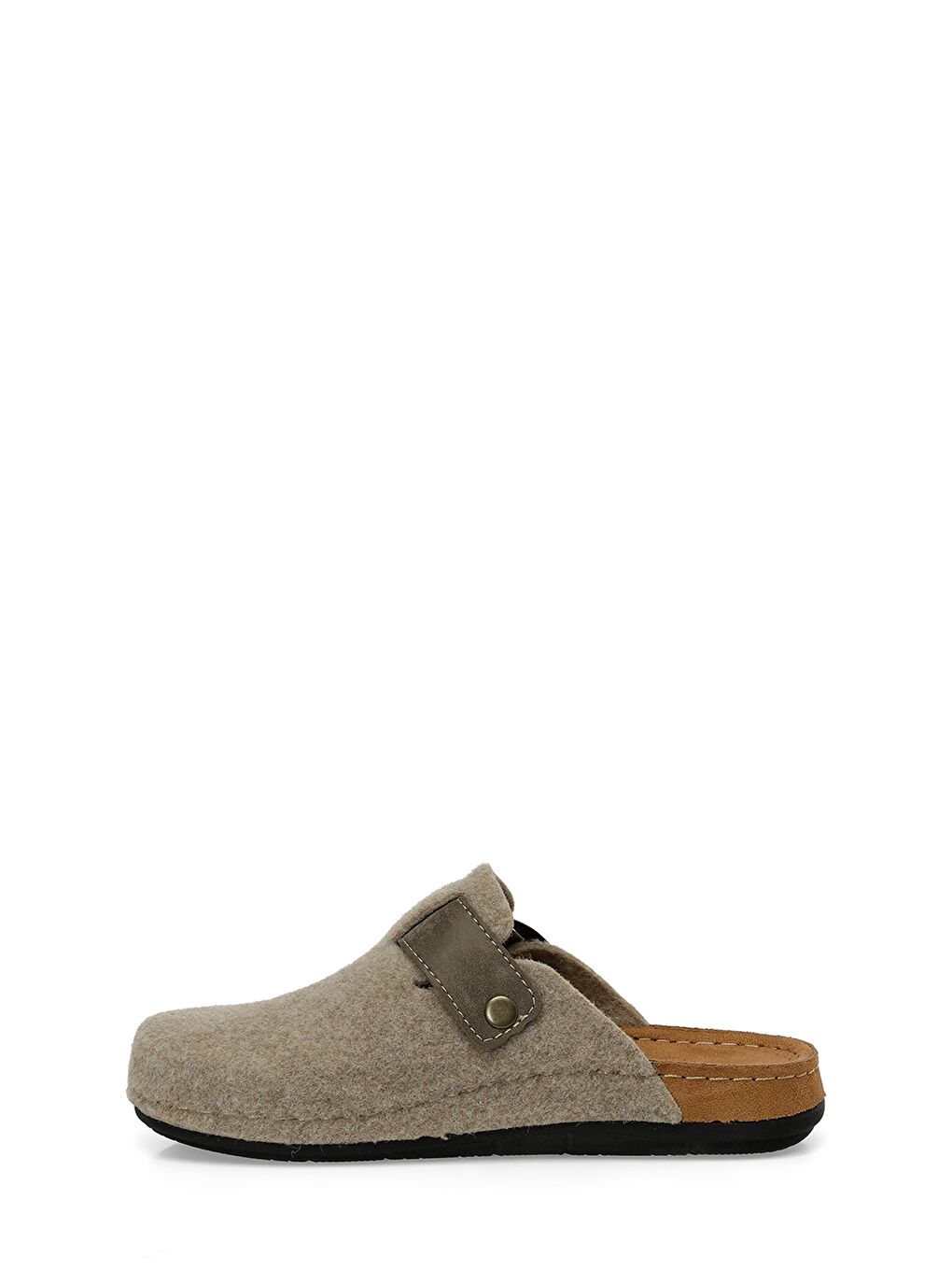 Bej 605167.Z5PR Vizon Kadın Sabo Terlik-2