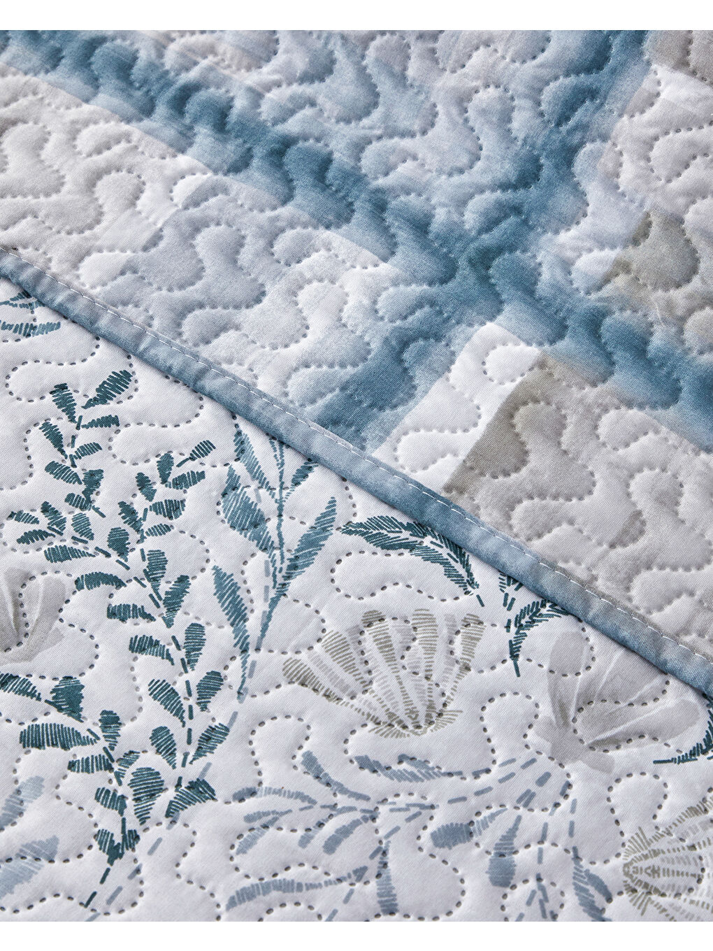 Yeşil Underwater Melody Tek Kişilik Çok Amaçlı Örtü 160x220 cm Seledon-3