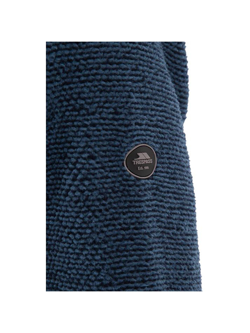 Lacivert Faratino - Fleece At300 Erkek Mavi Polar Fermuarlı Sweatshirt-6