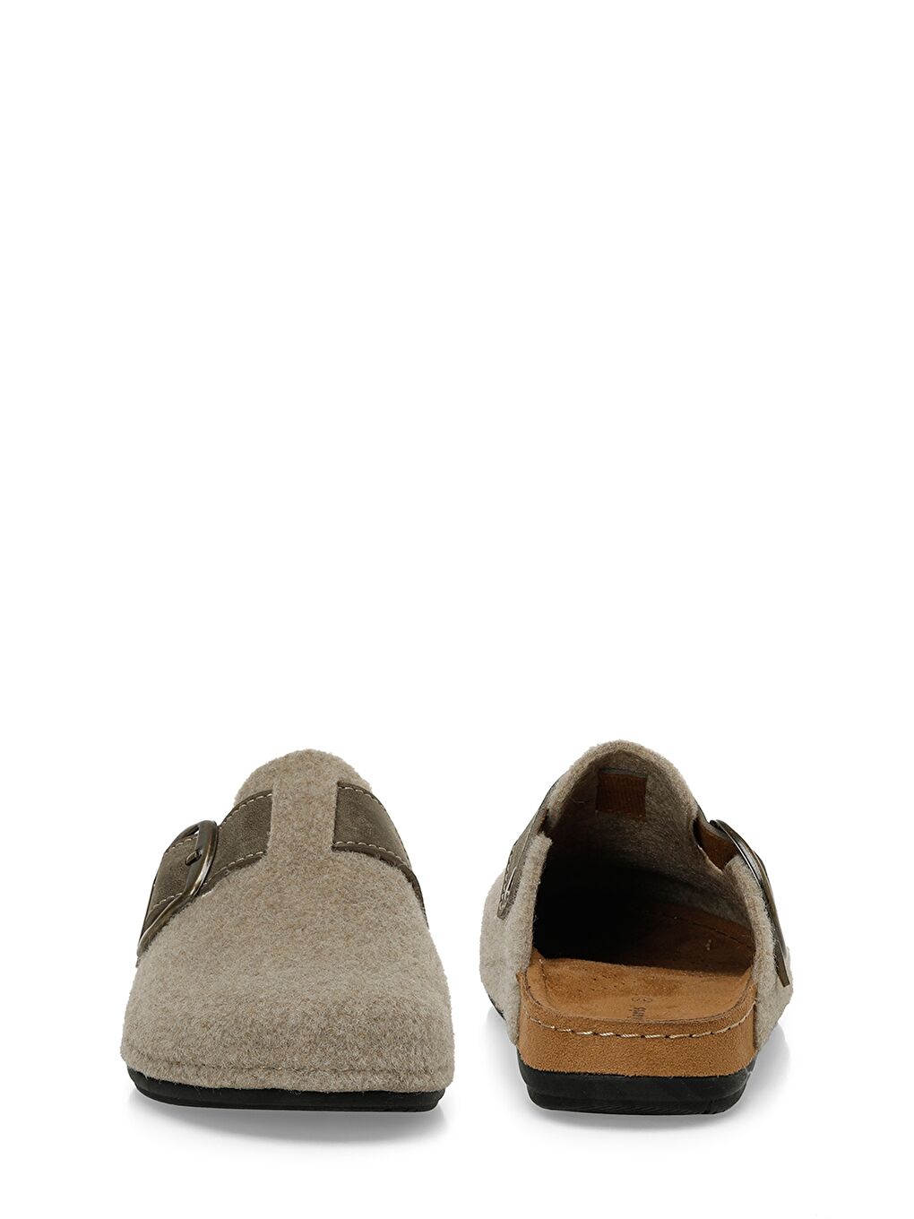 Bej 605167.Z5PR Vizon Kadın Sabo Terlik-4