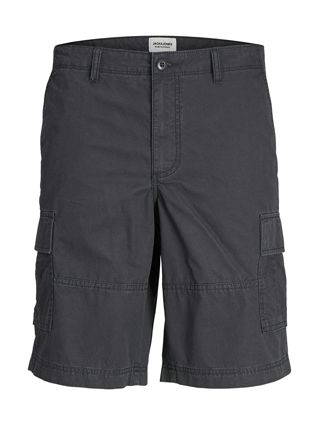 Jack & Jones Gri Jpstcole Pamuklu Loose Fit Erkek Short 12253222