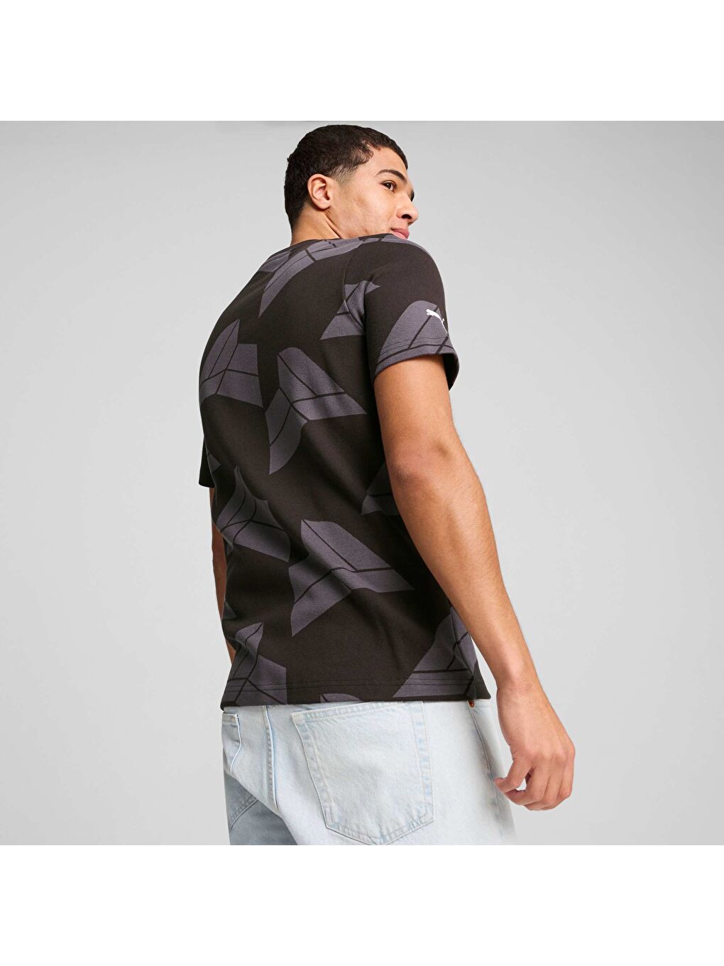 Siyah BMW M Motorsport Erkek Jacquard Tişört-3