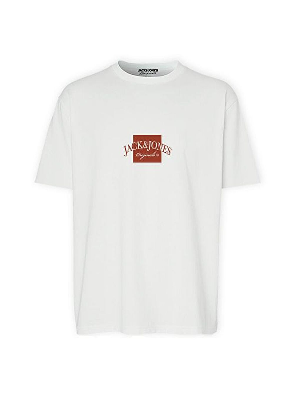 Jack&Jones Boston Crew Neck Erkek Beyaz Yuvarlak Yaka Tişört