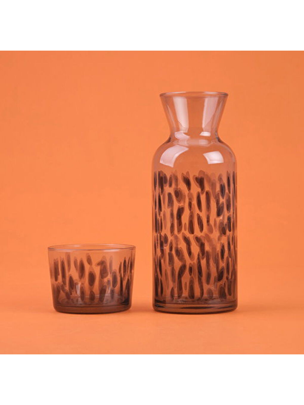 Calista Bardaklı Sürahi Seti - Siyah - 700 ml-1