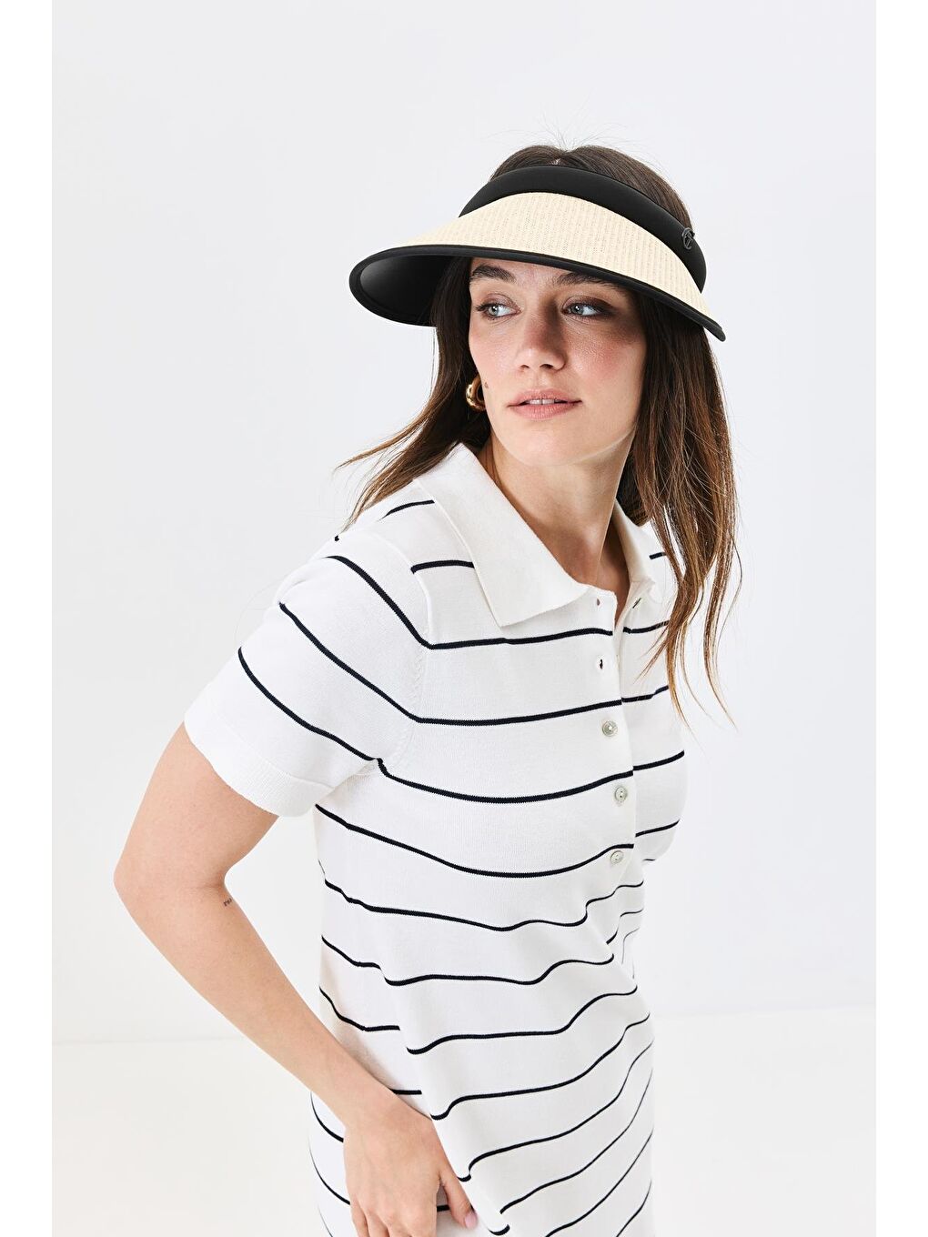 Vizor Plaj Şapkası Y25730-31 Bej