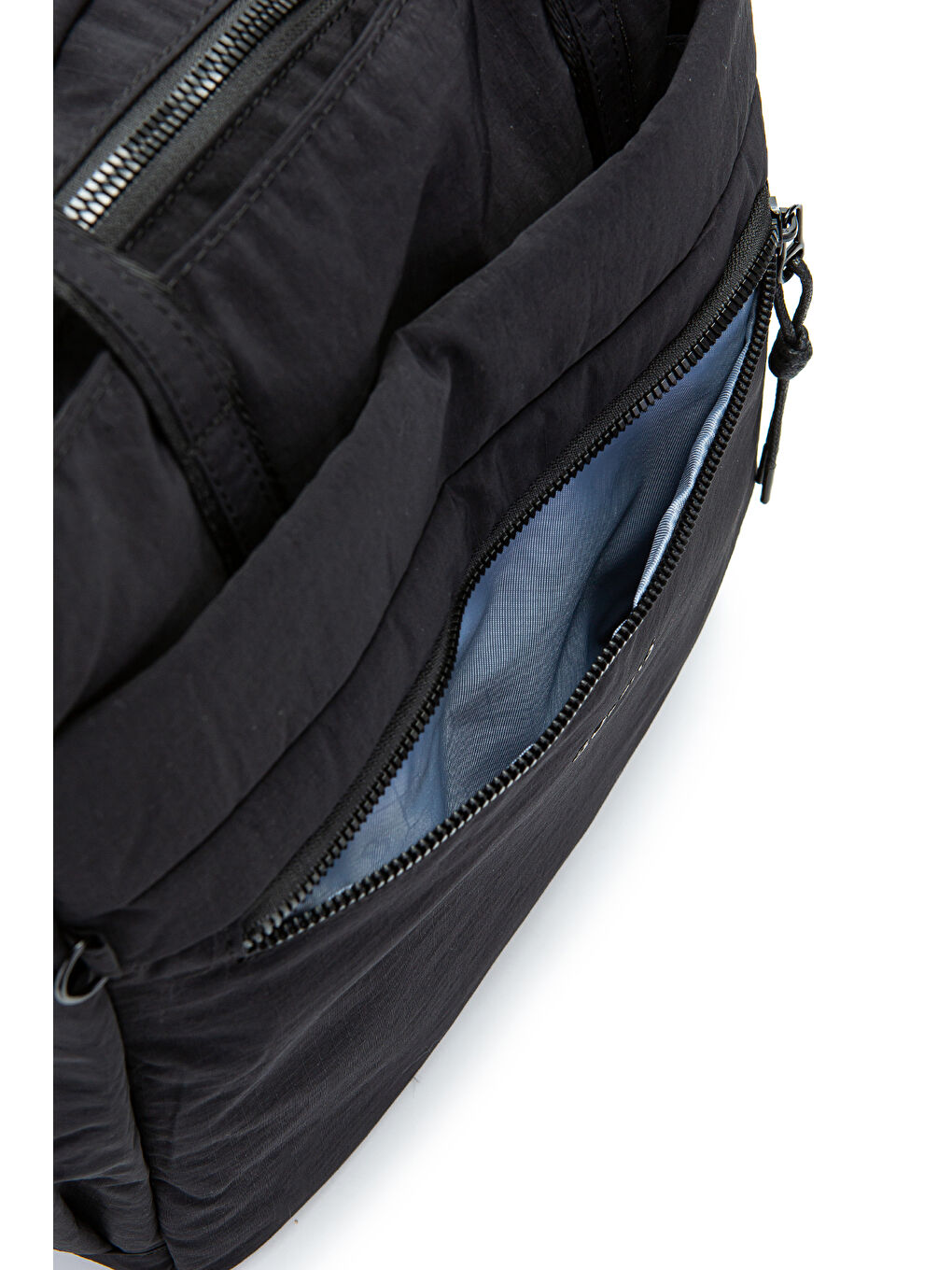 Klinkır Kumaş Suya Dayanıklı Hector Unisex Kol Çantası Siyah-3