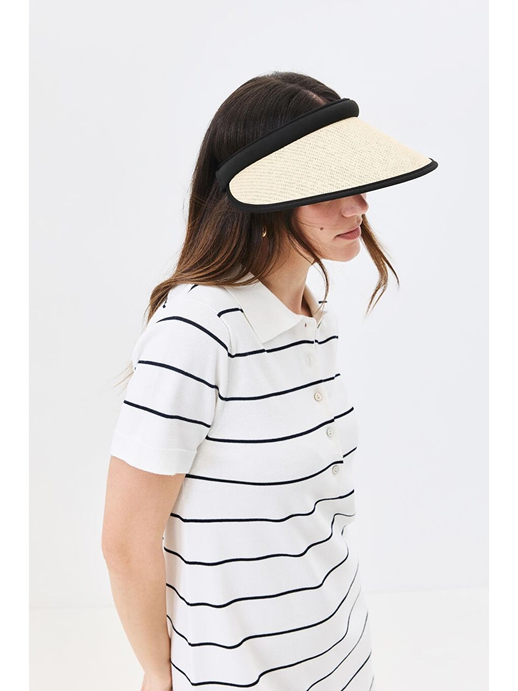 Vizor Plaj Şapkası Y25730-31 Bej-3