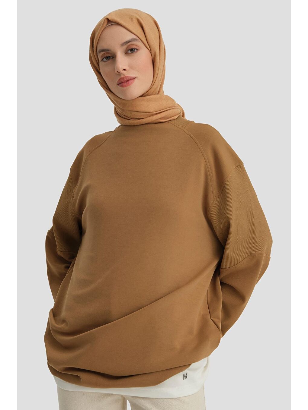 Kahverengi Sweat 24Kd6810 Camel-1