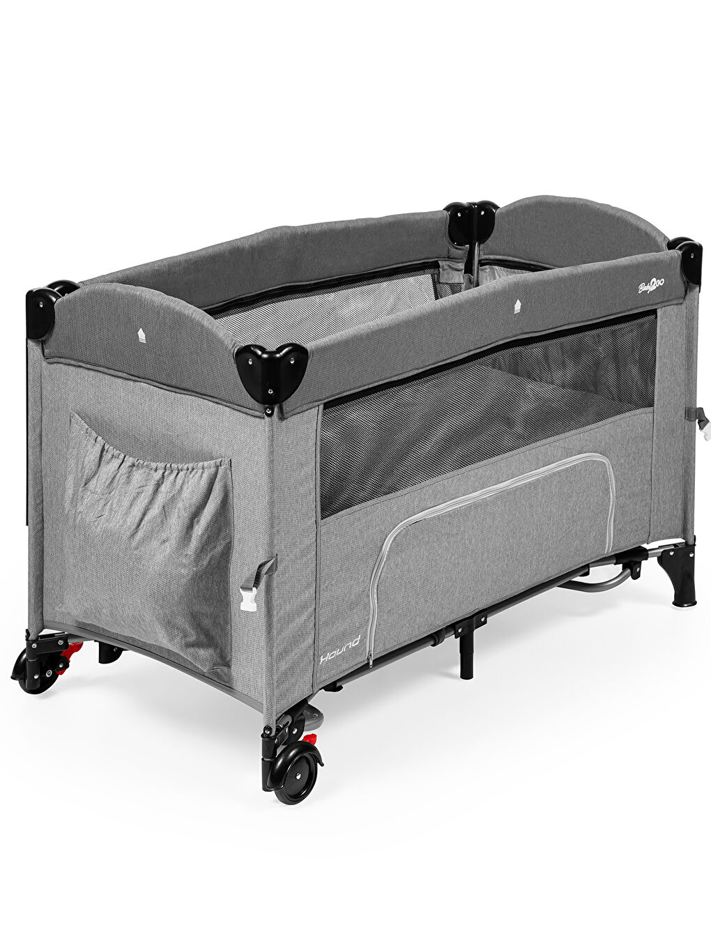 Baby2Go Hound Anne Yanı Oyun Parkı 60x120 cm Gri - 4