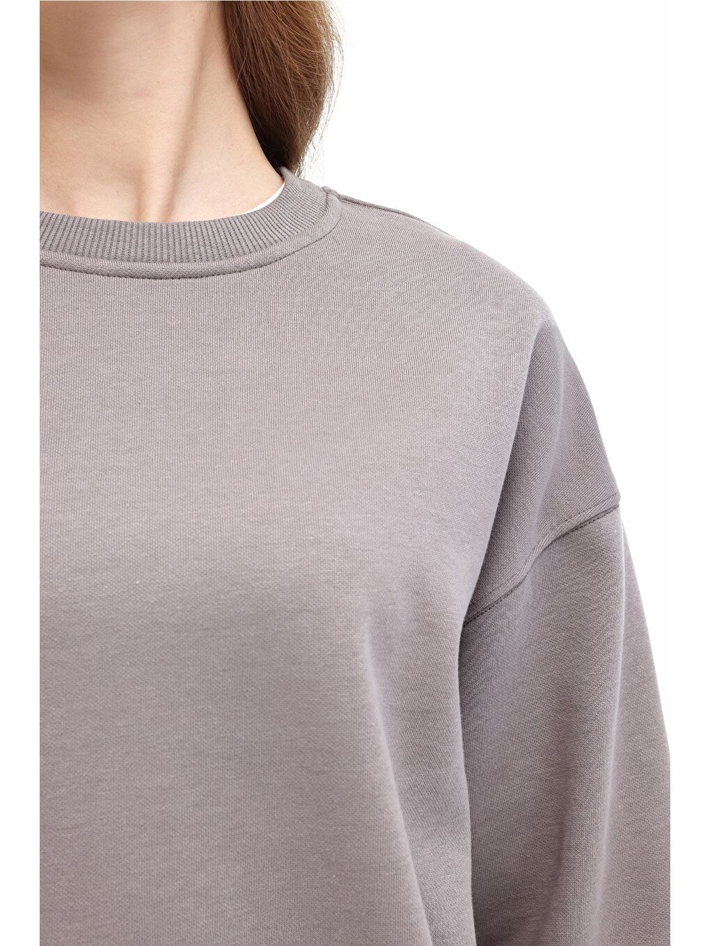 WB 16BELLA-C 5PR Gri Kadın Sweatshirt-3