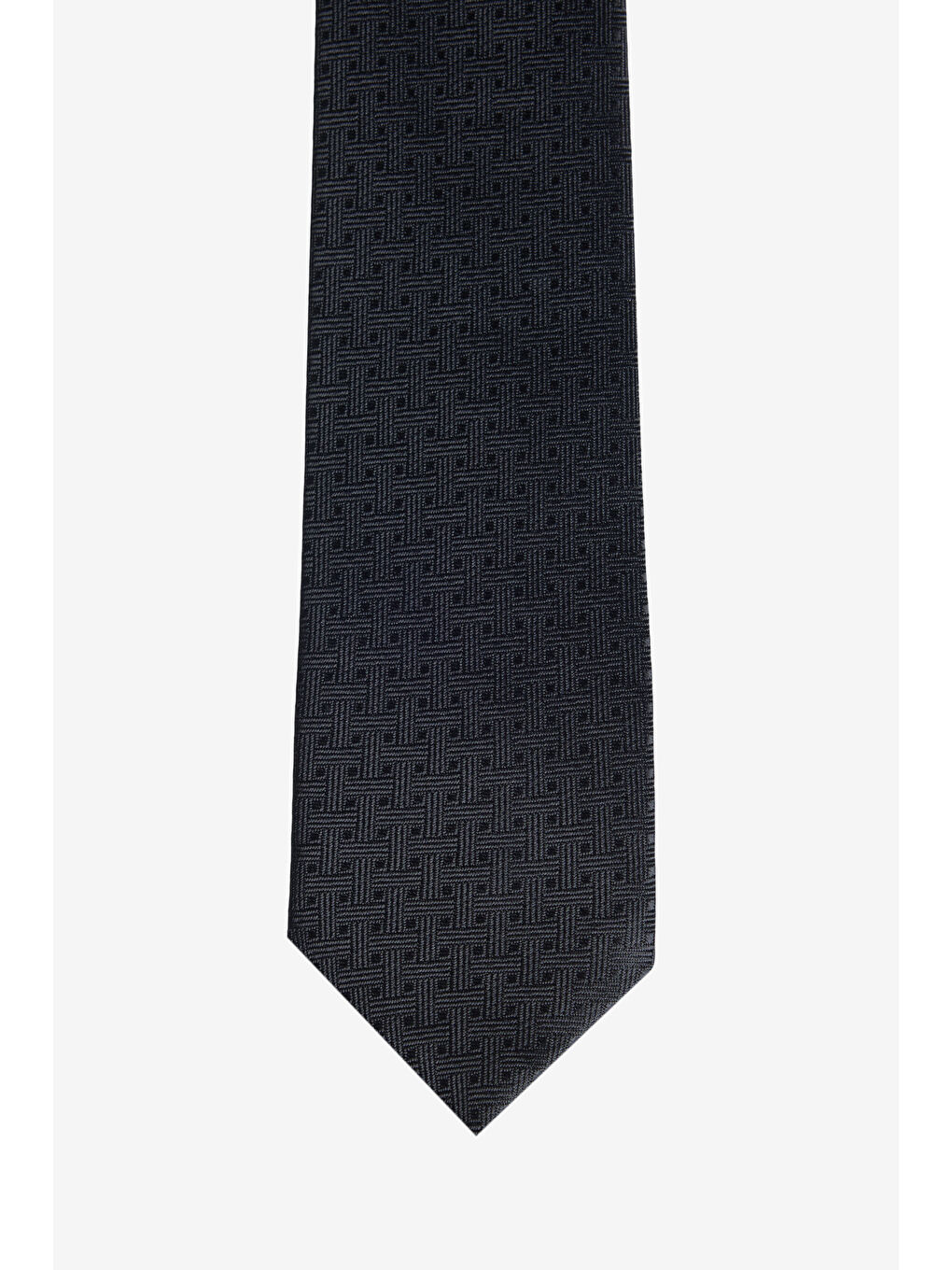 Erkek Siyah Desenli Kravat-1