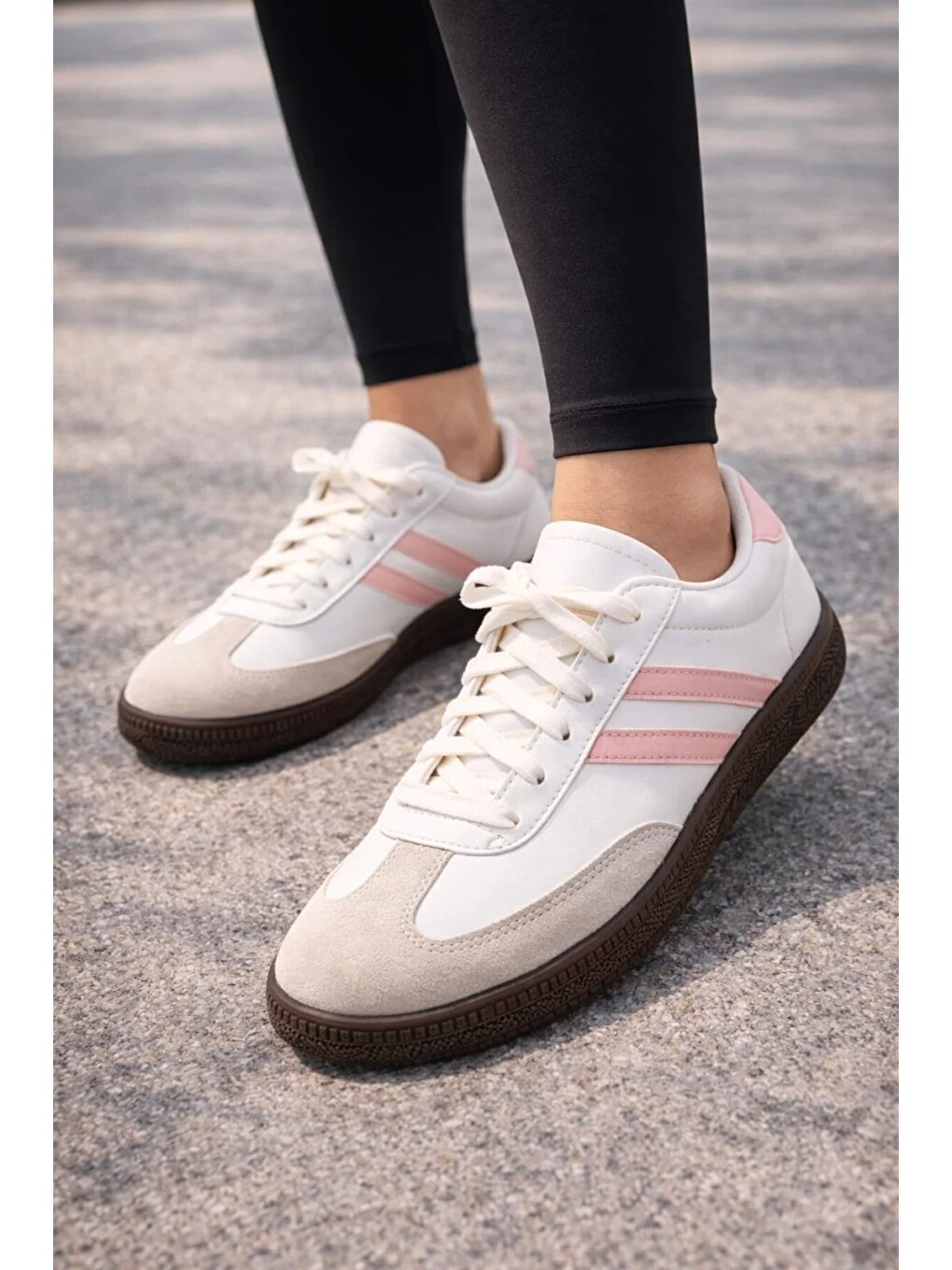 Beyaz Unisex Spor Ayakkabı Günlük Casual Sneakers-1