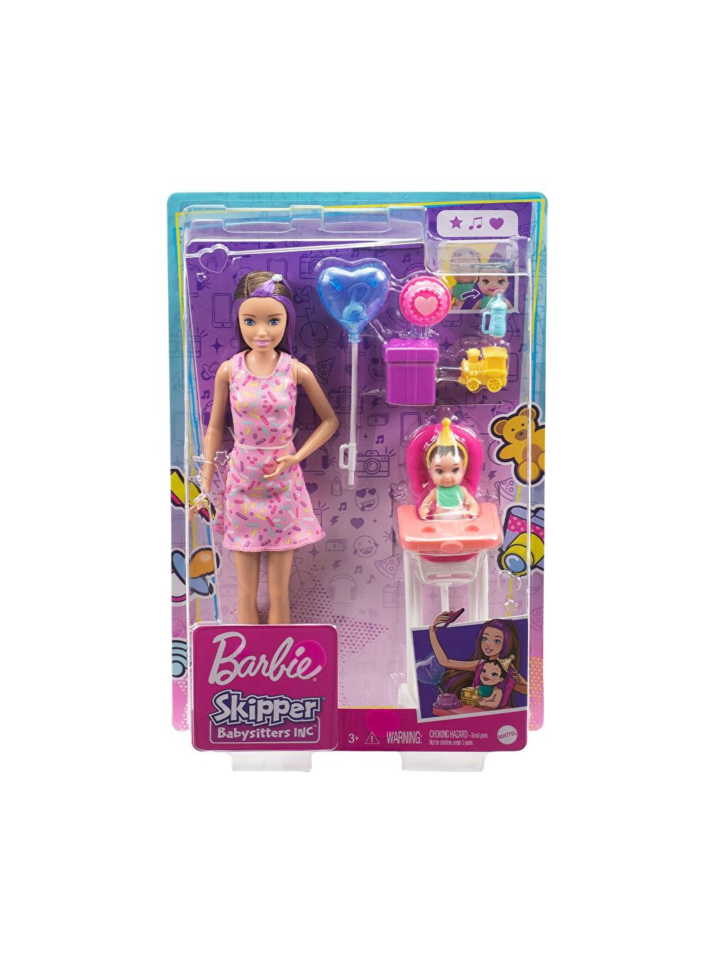 BARBIE Bebek Bakıcısı Skipper ve Aksesuarları GRP40 - 4