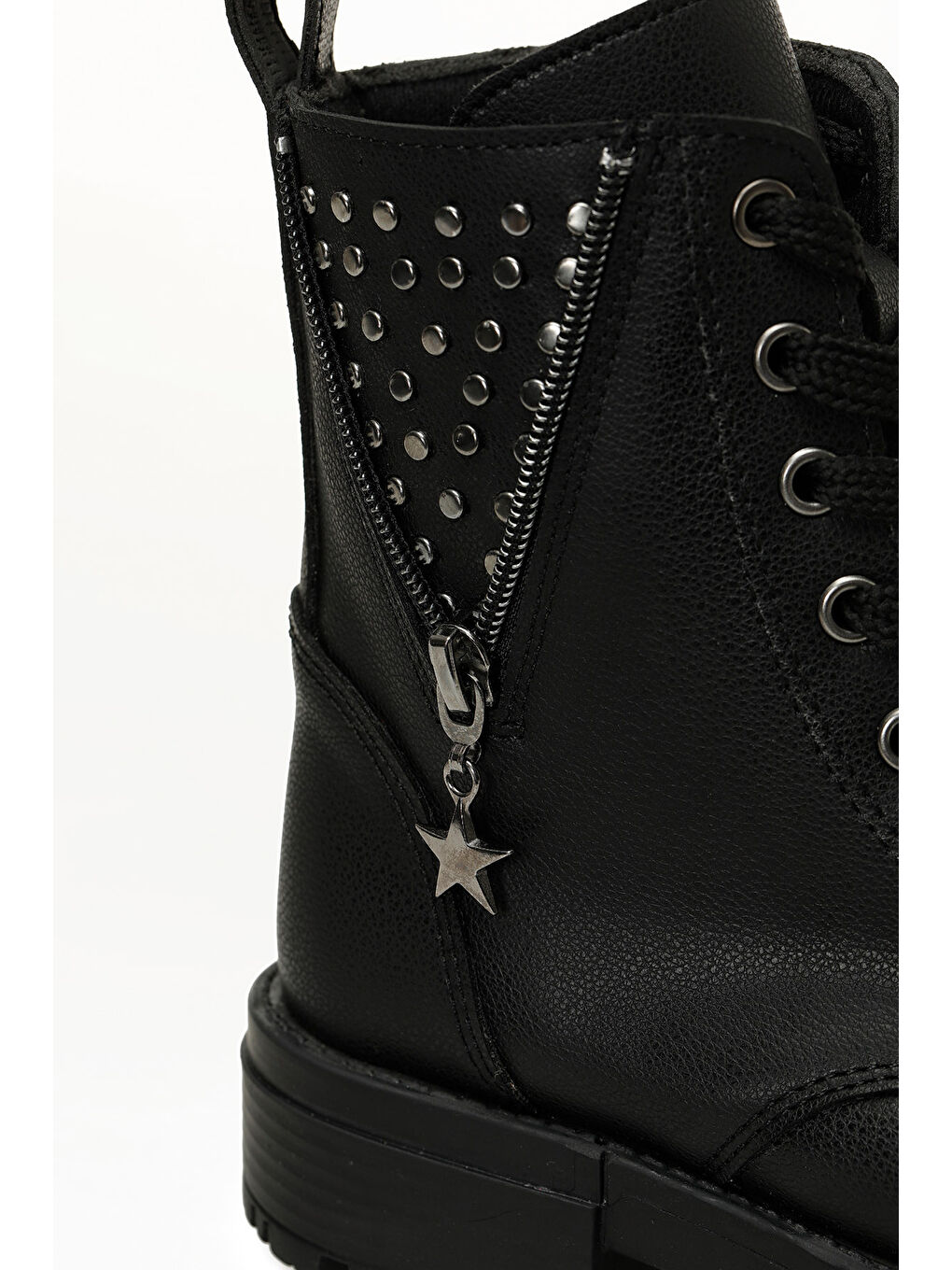 BARNES.F5PR Siyah Kız Çocuk Worker Bot-6