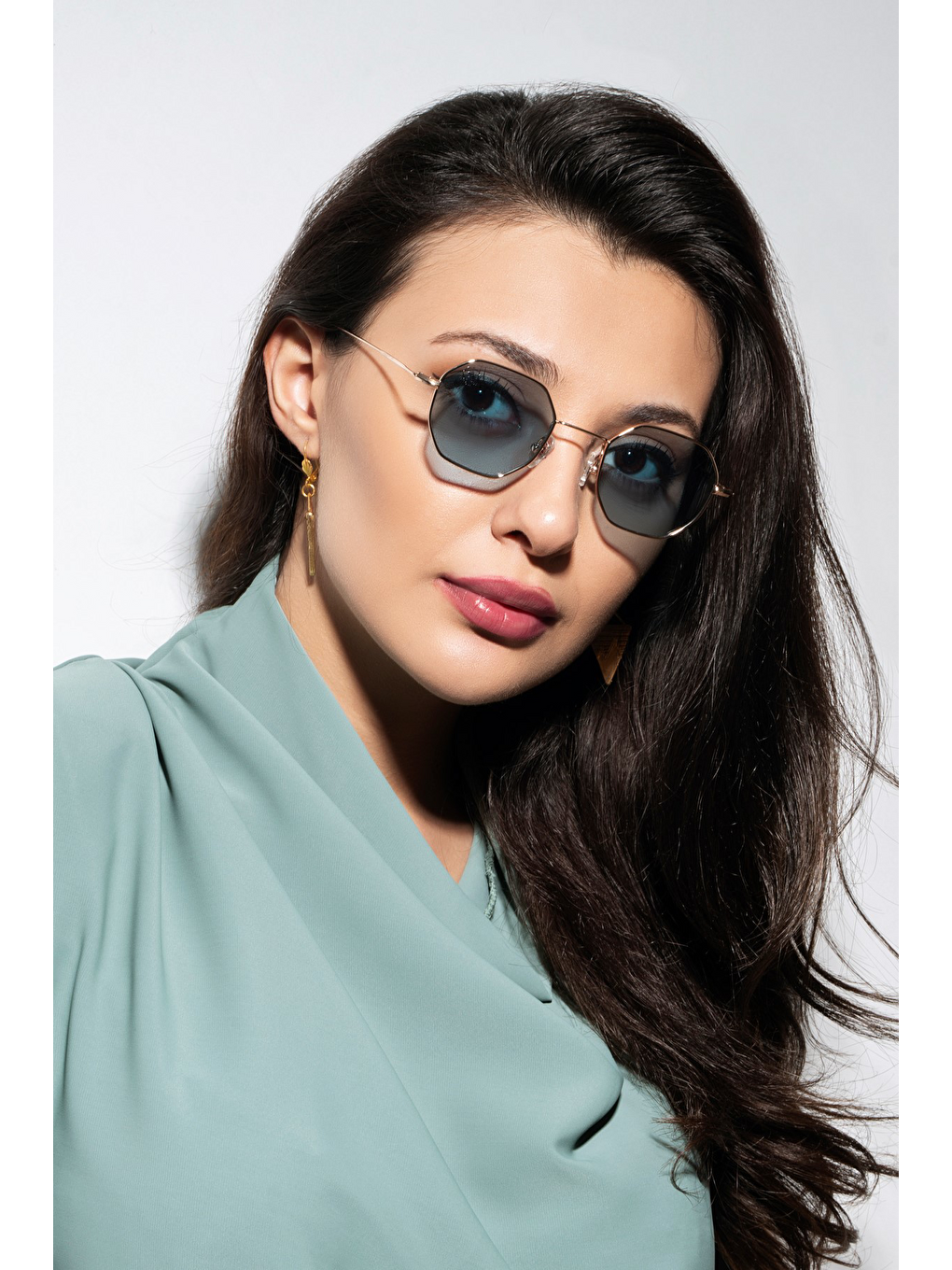 Gri Sb1004col05 Kadın Güneş Gözlüğü-2