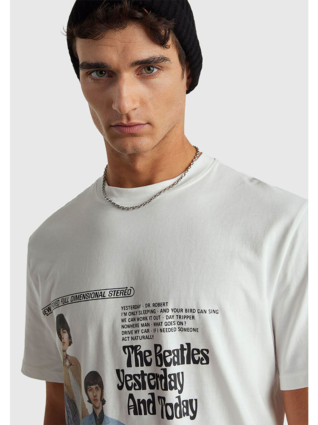Karışık Unisex %100 Pamuk The Beatles Baskılı T-Shirt-6