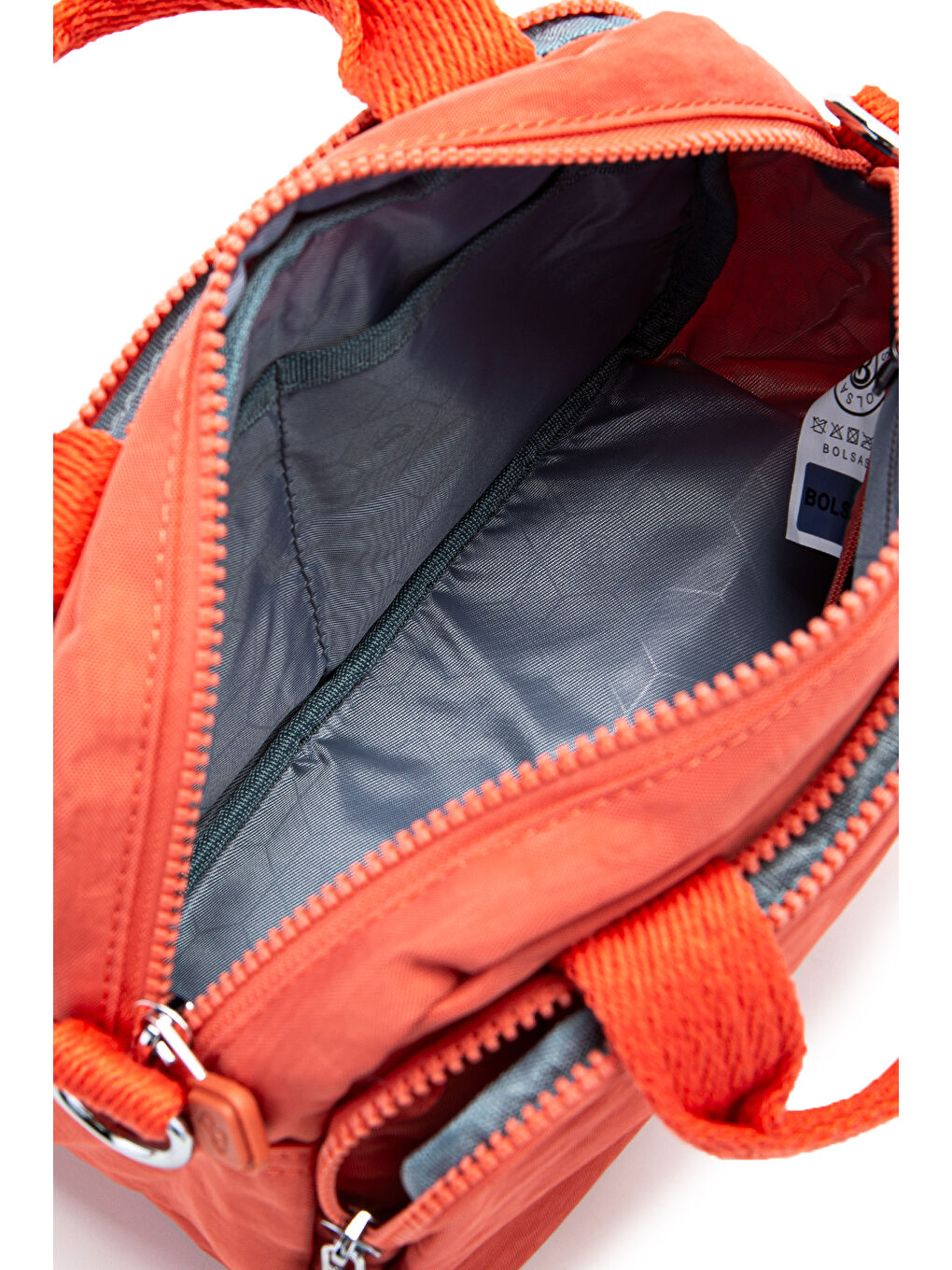 Pembe Klinkır Kumaş Kadın Çapraz Çanta Shay Somon-4