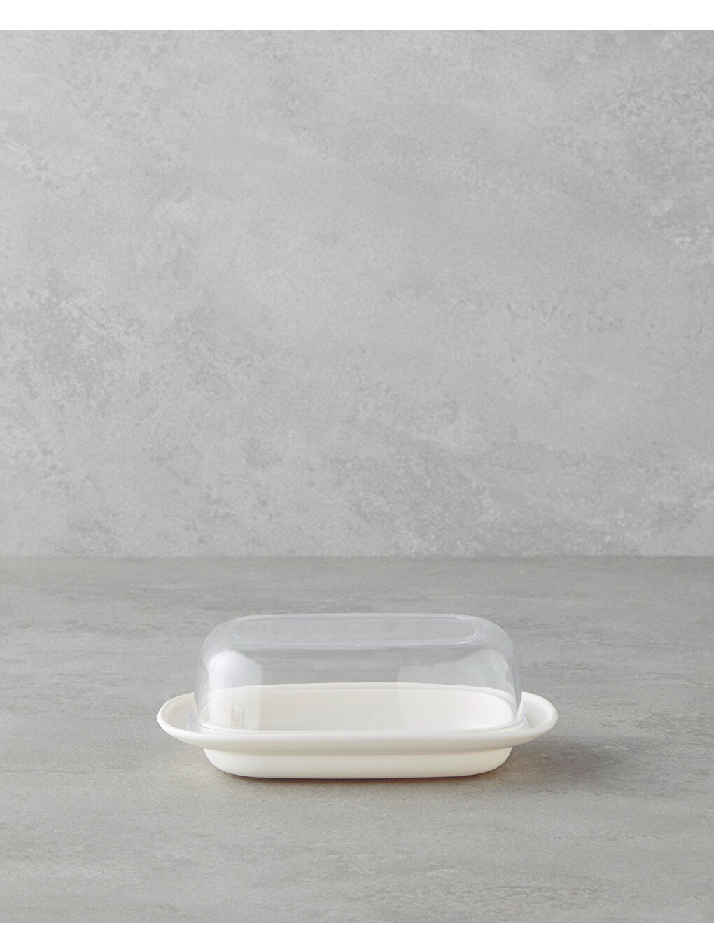 Ekru Fausta Plastik Saklama Kabı 17,4 x 12,5 x 6 cm Krem