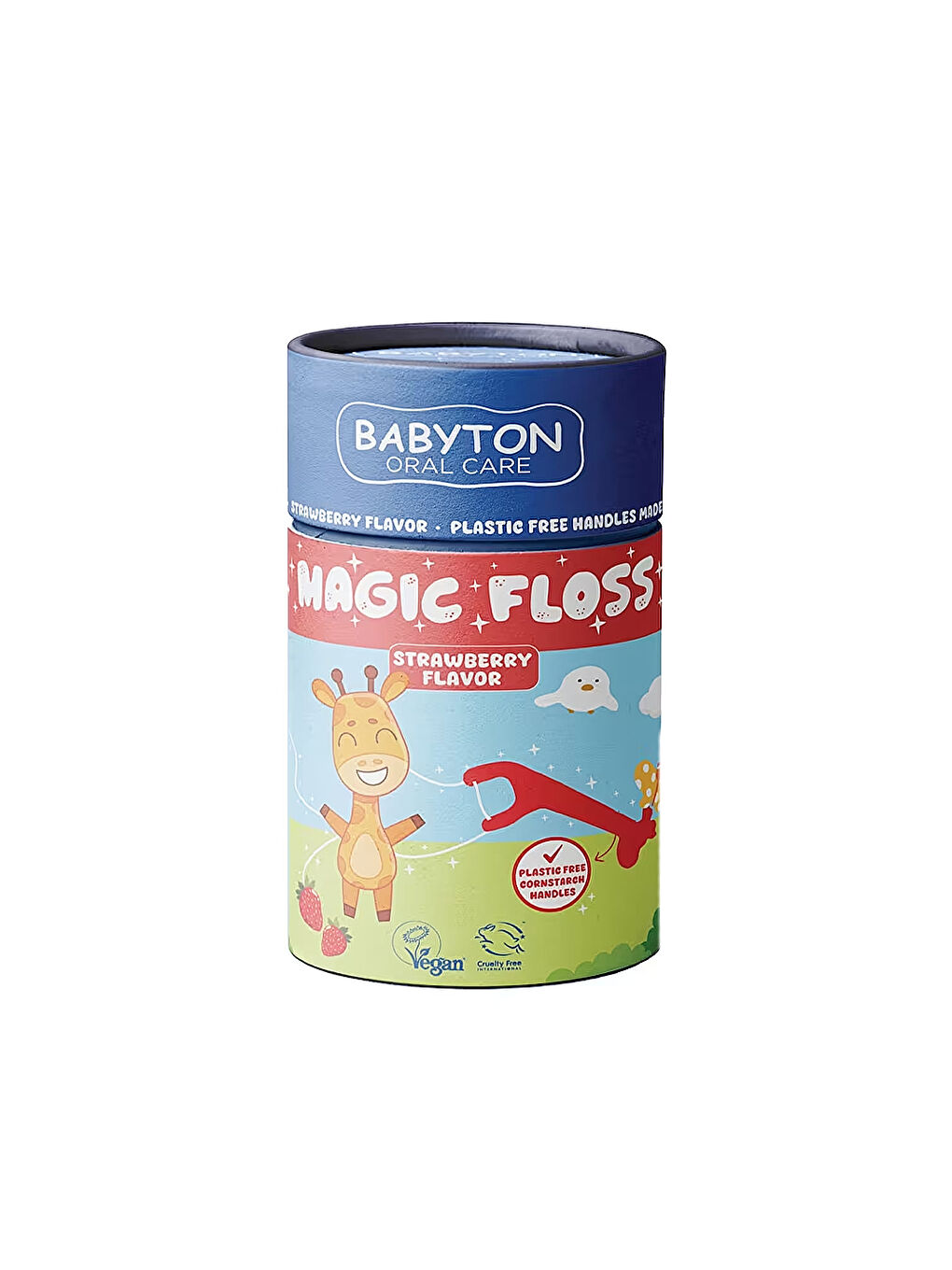 Magic Floss Çocuklar İçin Diş İpi Çilek Aromalı 30 Adet