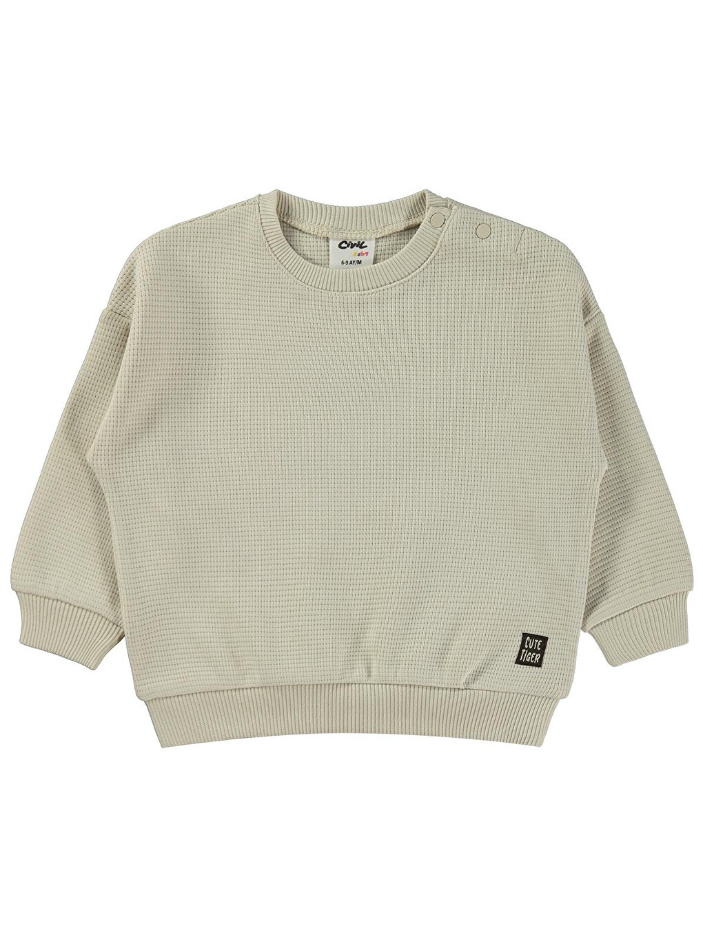 Baby Basic 6-18 Ay Sweatshirt - Bej