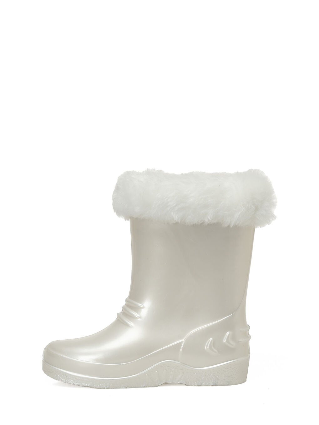 Beyaz PERLA F 5PR INCI BEYAZI Kız Çocuk Yağmur Çizmesi-2