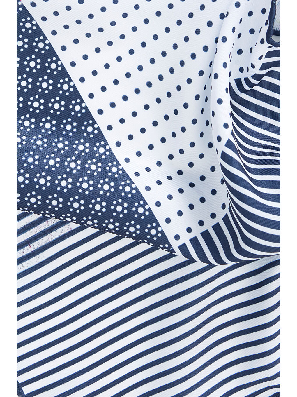 Erkek Lacivert-Beyaz Mendil-2