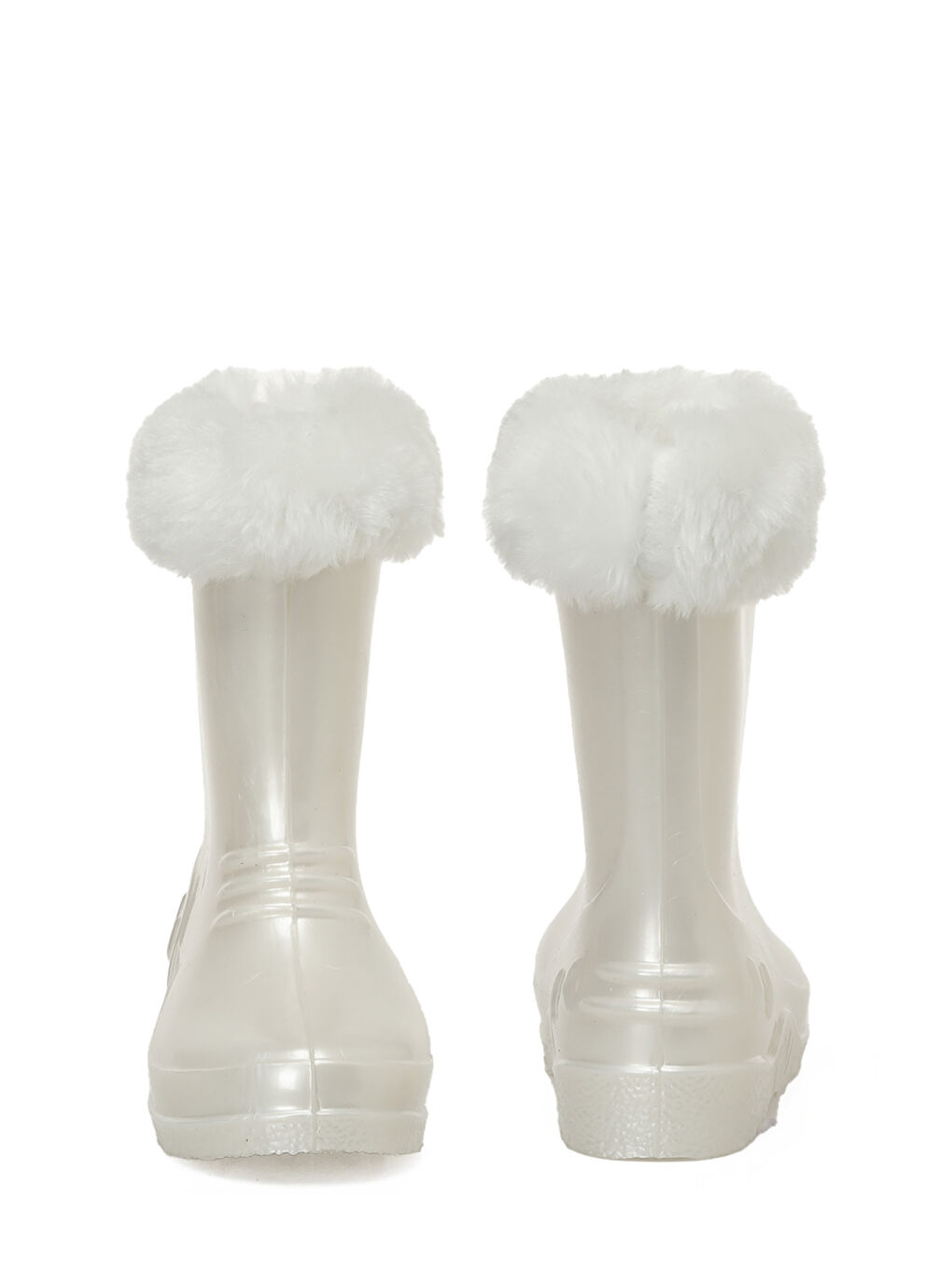 Beyaz PERLA F 5PR INCI BEYAZI Kız Çocuk Yağmur Çizmesi-4