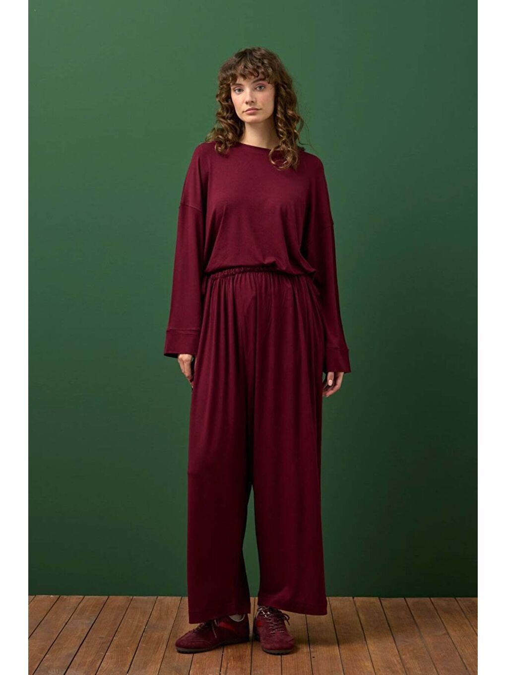 Bordo Viskon Relax Takım-1