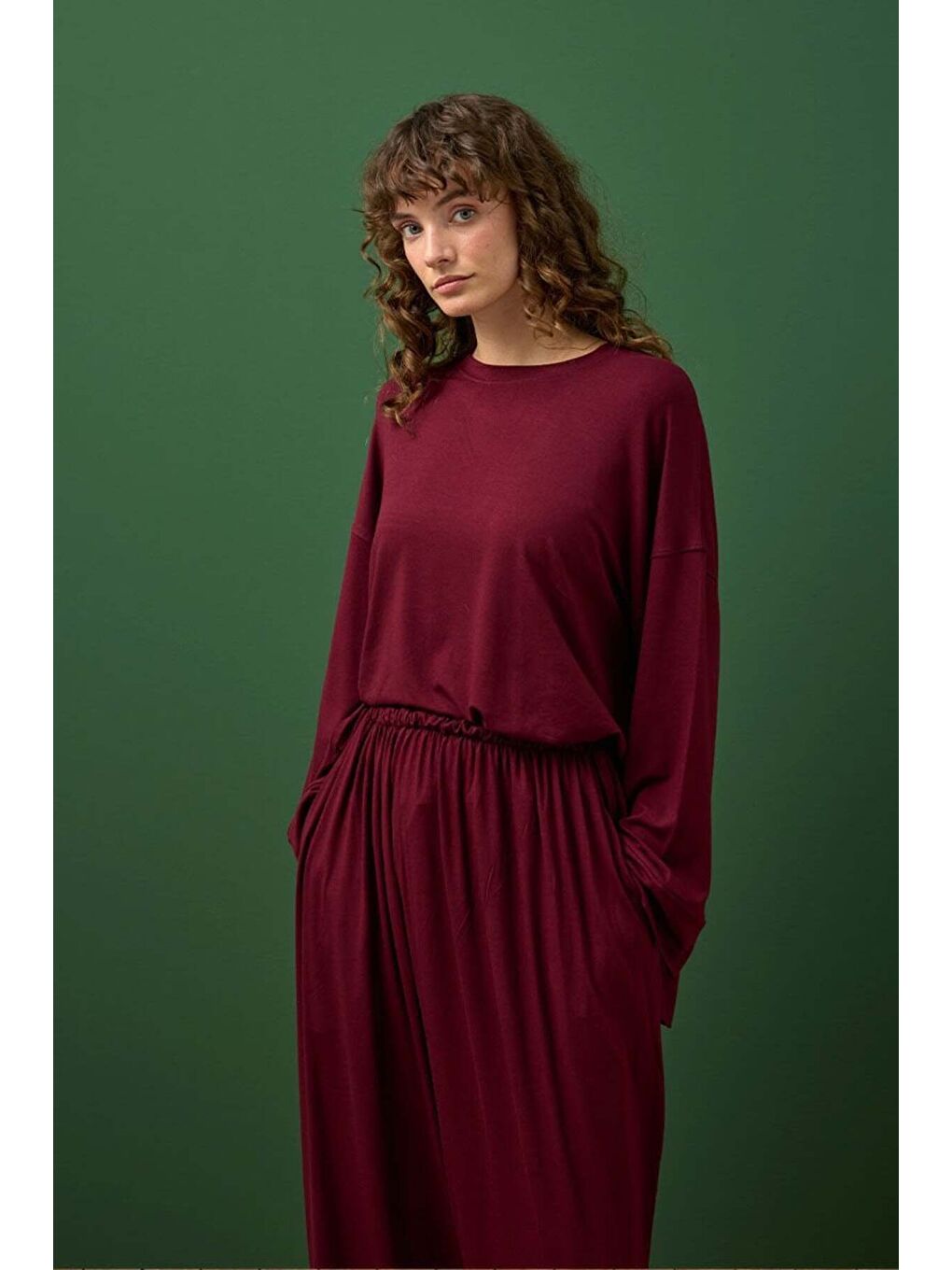 Bordo Viskon Relax Takım-2