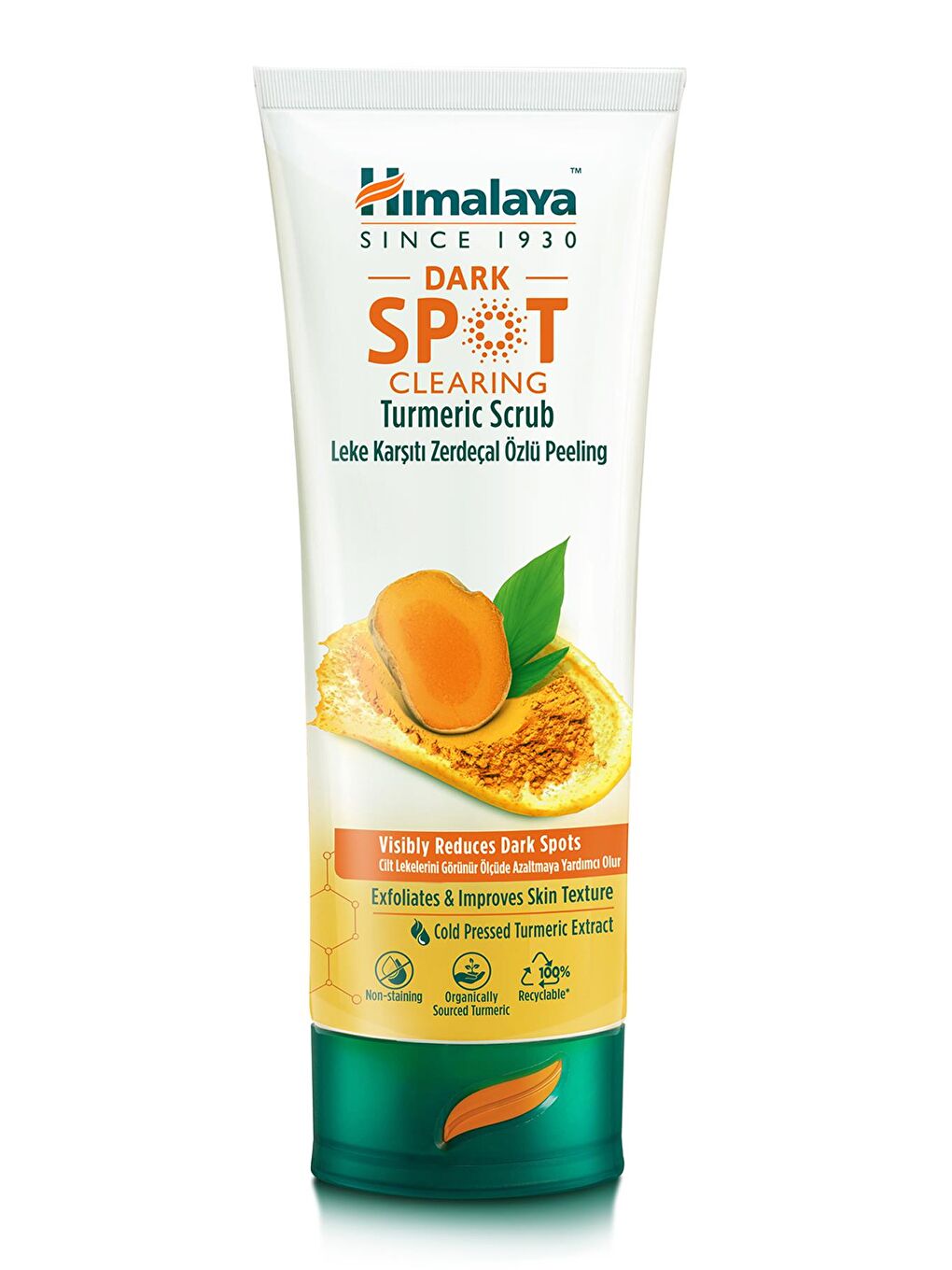 Himalaya Since 1930 Dark Spot Clearing Leke Karşıtı Zerdeçal Özlü Yüz Peeling Scrub 75 ml