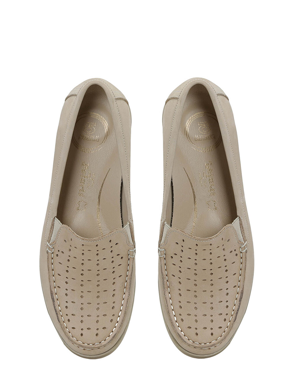 105775.Z6FX Bej Kadın Loafer-3