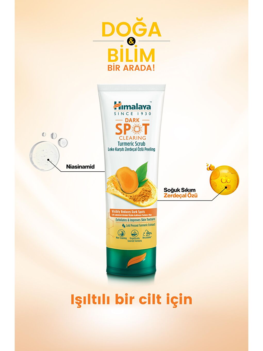 Himalaya Since 1930 Dark Spot Clearing Leke Karşıtı Zerdeçal Özlü Yüz Peeling Scrub 75 ml - 3