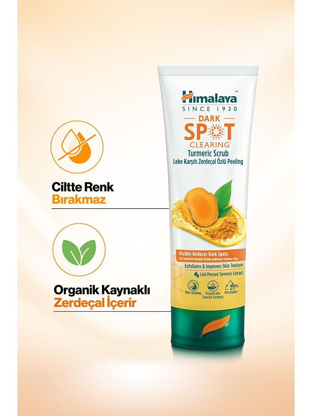 Himalaya Since 1930 Dark Spot Clearing Leke Karşıtı Zerdeçal Özlü Yüz Peeling Scrub 75 ml - 4