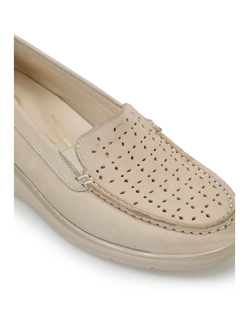 105775.Z6FX Bej Kadın Loafer-6