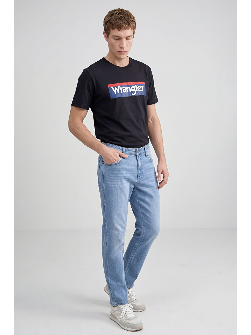 Antrasit %100 Pamuk Regular Fit Normal Kesim Bisiklet Yaka Logo Detaylı Tişört-3