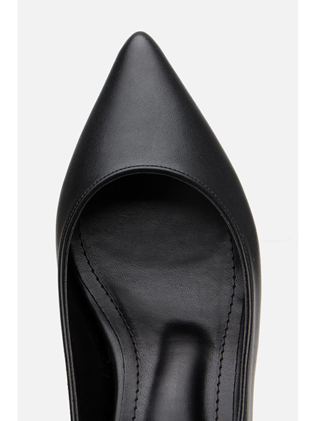 Kadın Siyah Kısa Topuklu Stiletto-4