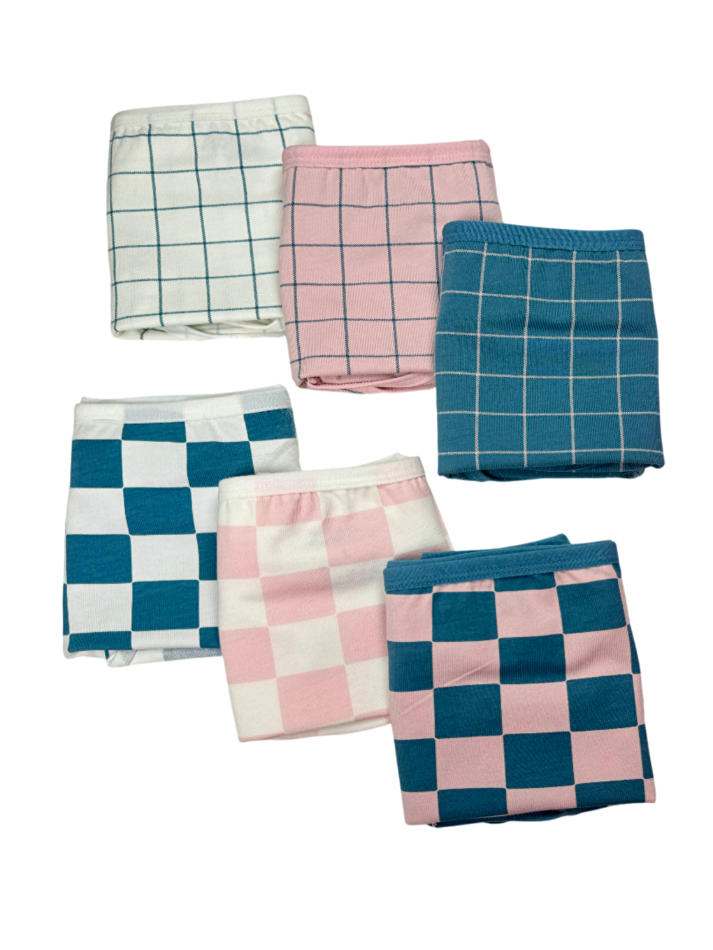 Pembe Kadın 6 lı Pamuklu Elastanlı Havlu Ağ Detaylı Yüksek Bel Külot Seti 2186204-1