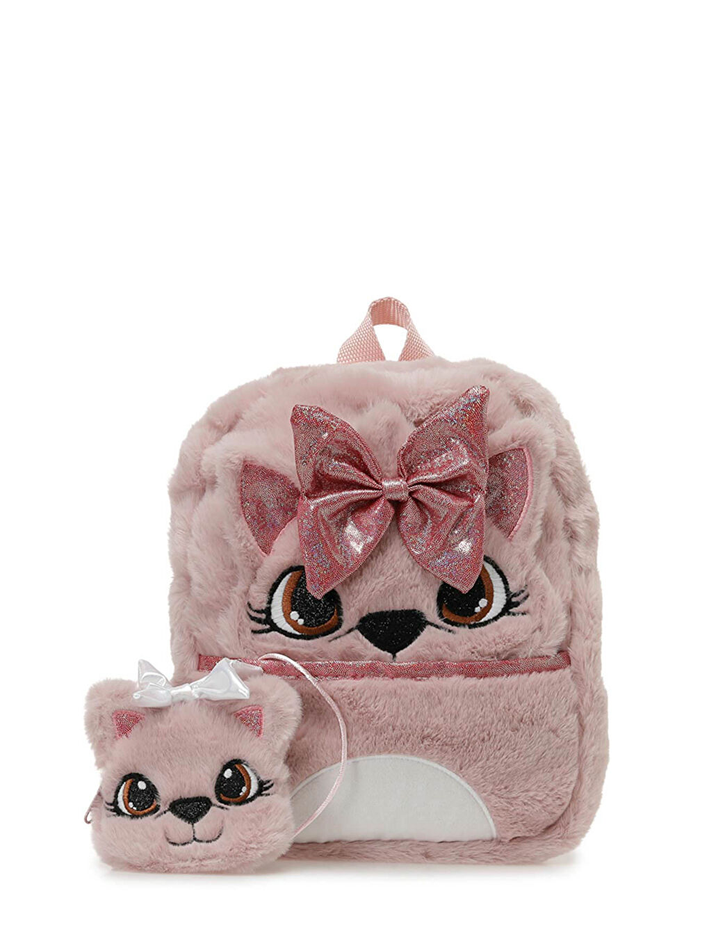 CN FANCY Pelüş 5PR Pembe Kız Çocuk Sırt Çantası