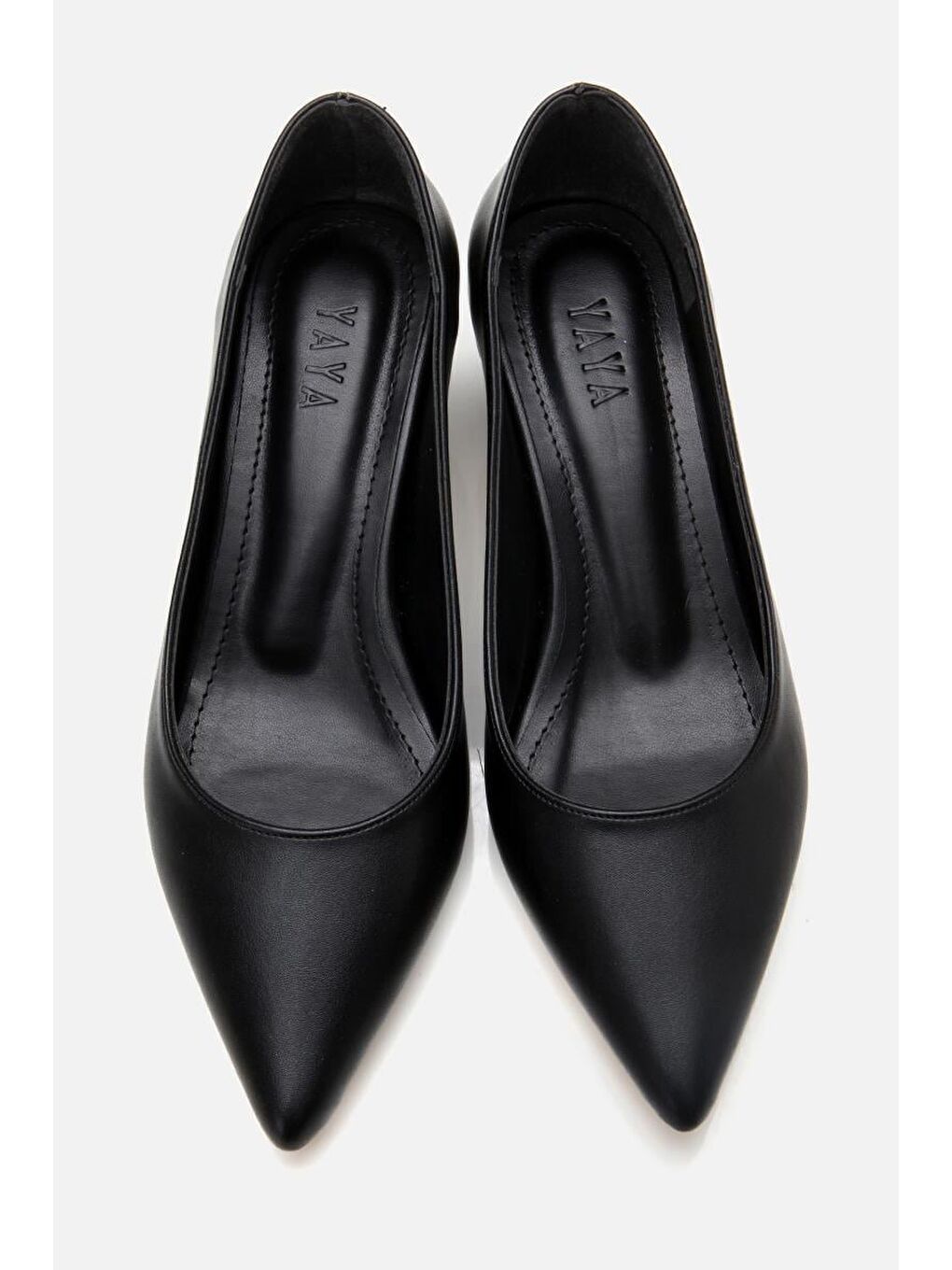 Kadın Siyah Kısa Topuklu Stiletto-6