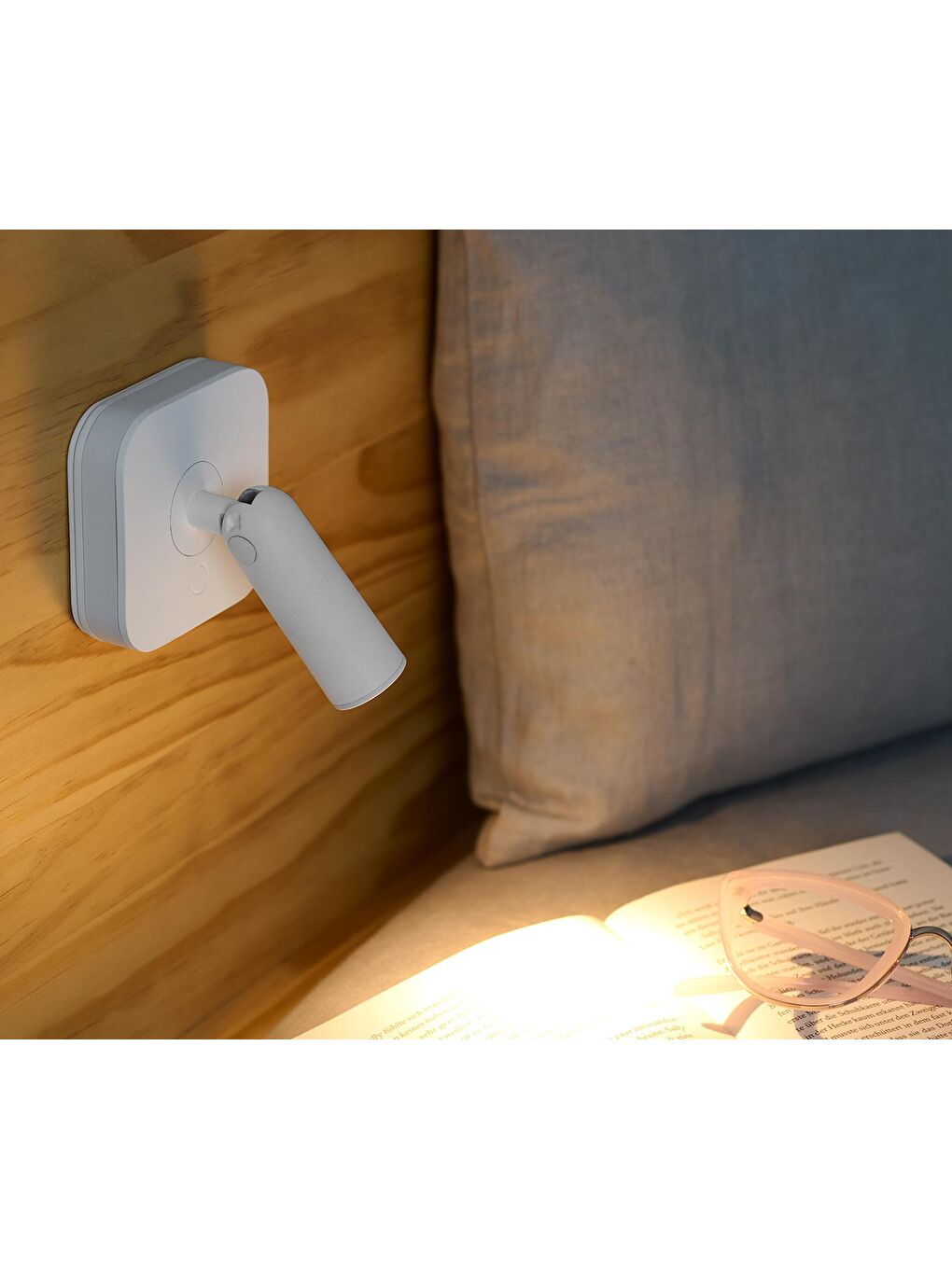 Renksiz LED Gece Lambası, Spot, Şarj Edilebilir